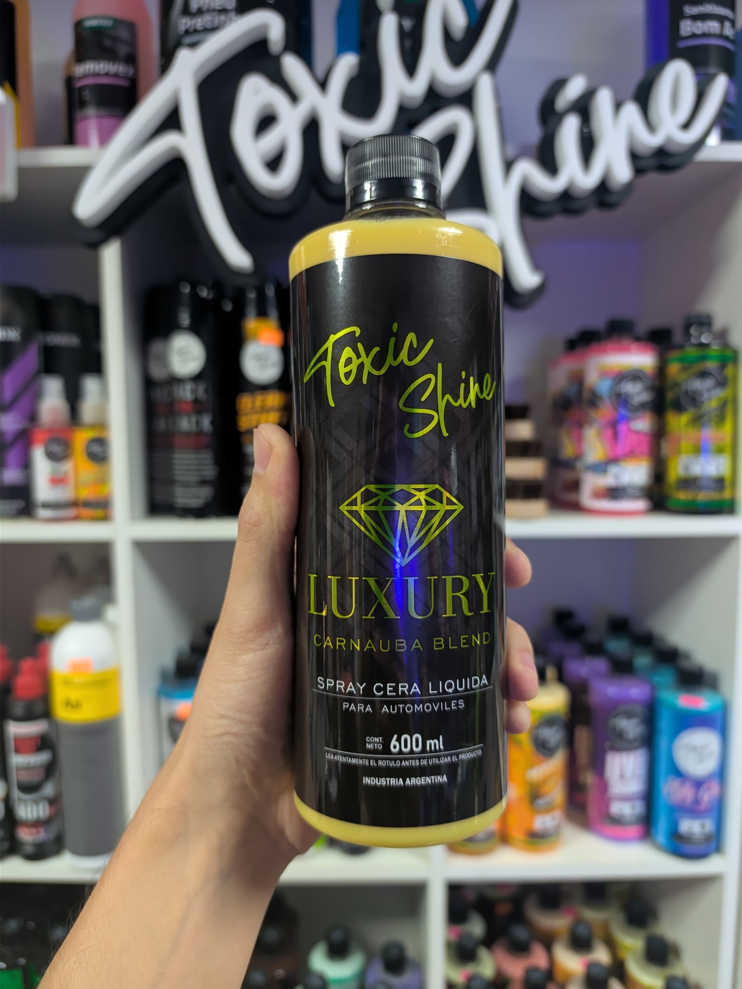 Cera Líquida con carnauba LUXURY Tóxic Shine⚡