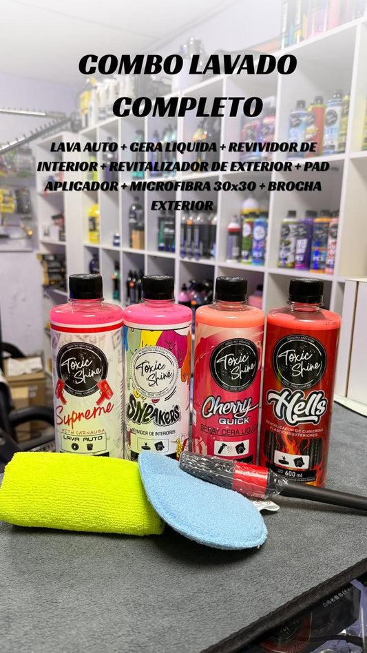 COMBO LAVADO COMPLETO TOXIC SHINE