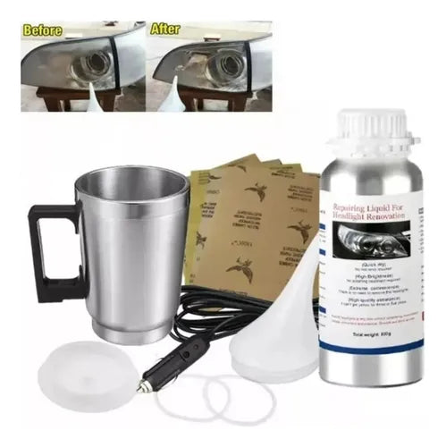 Kit Restaurador de Opticas Polimero Liquido 150gr