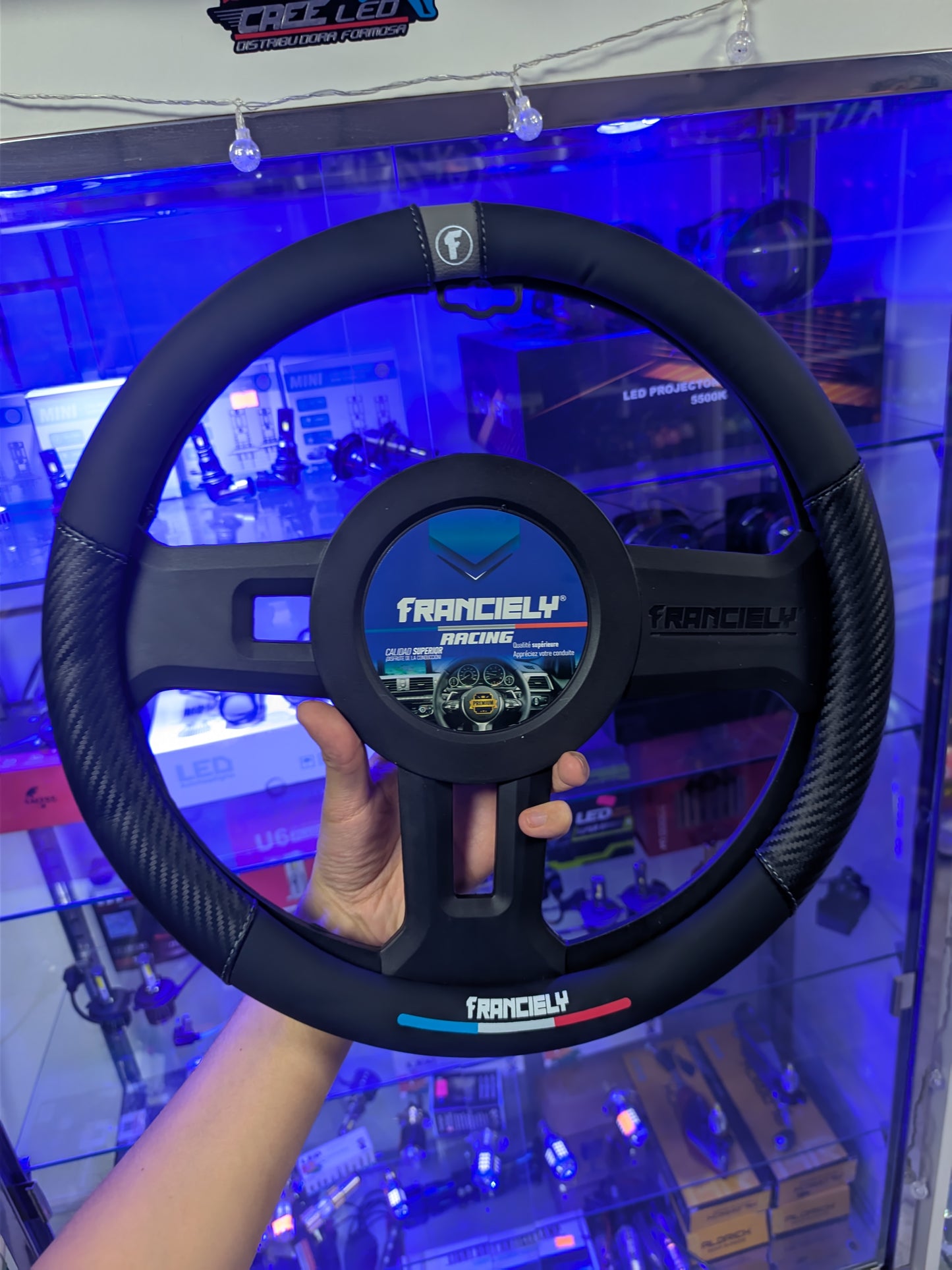 Cubre Volante Franciely Racing