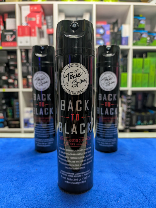 Revitalizador de plásticos BLACK TO BLACK Tóxic Shine