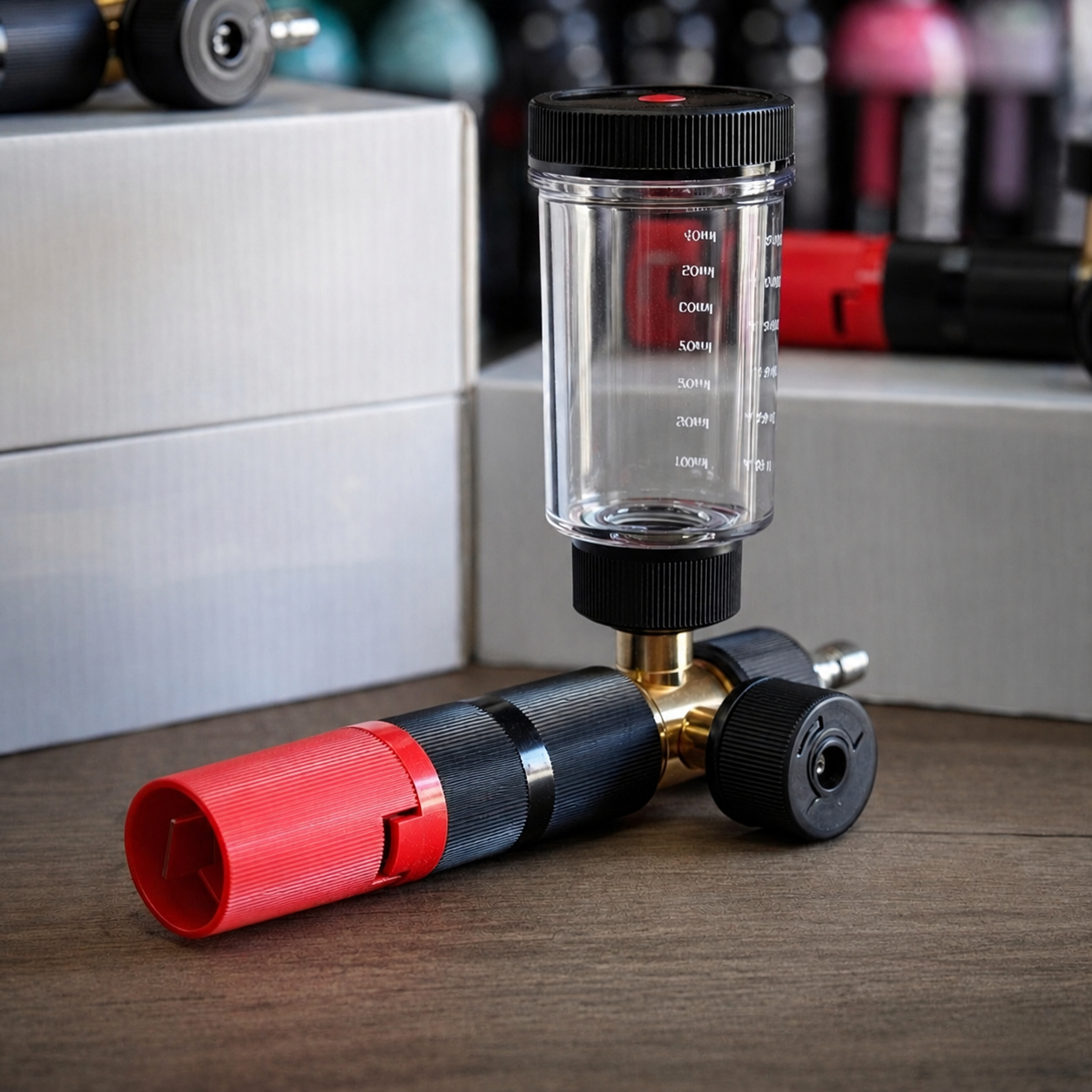 Mini Foam Lance Gravity Espumador Compacto para Hidrolavadora