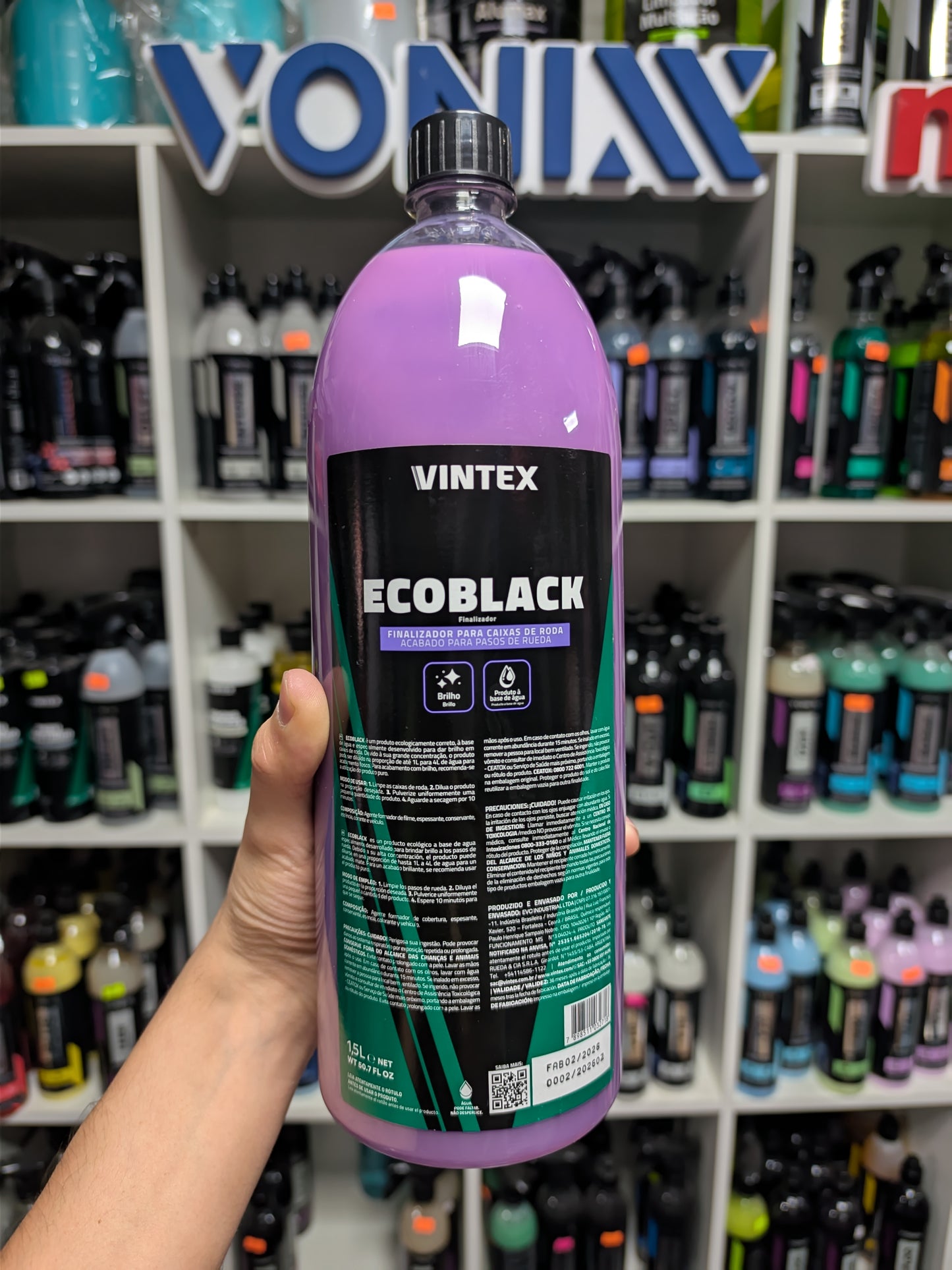 VINTEX ECOBLACK RENOVADOR PASARUEDAS de 1,5l