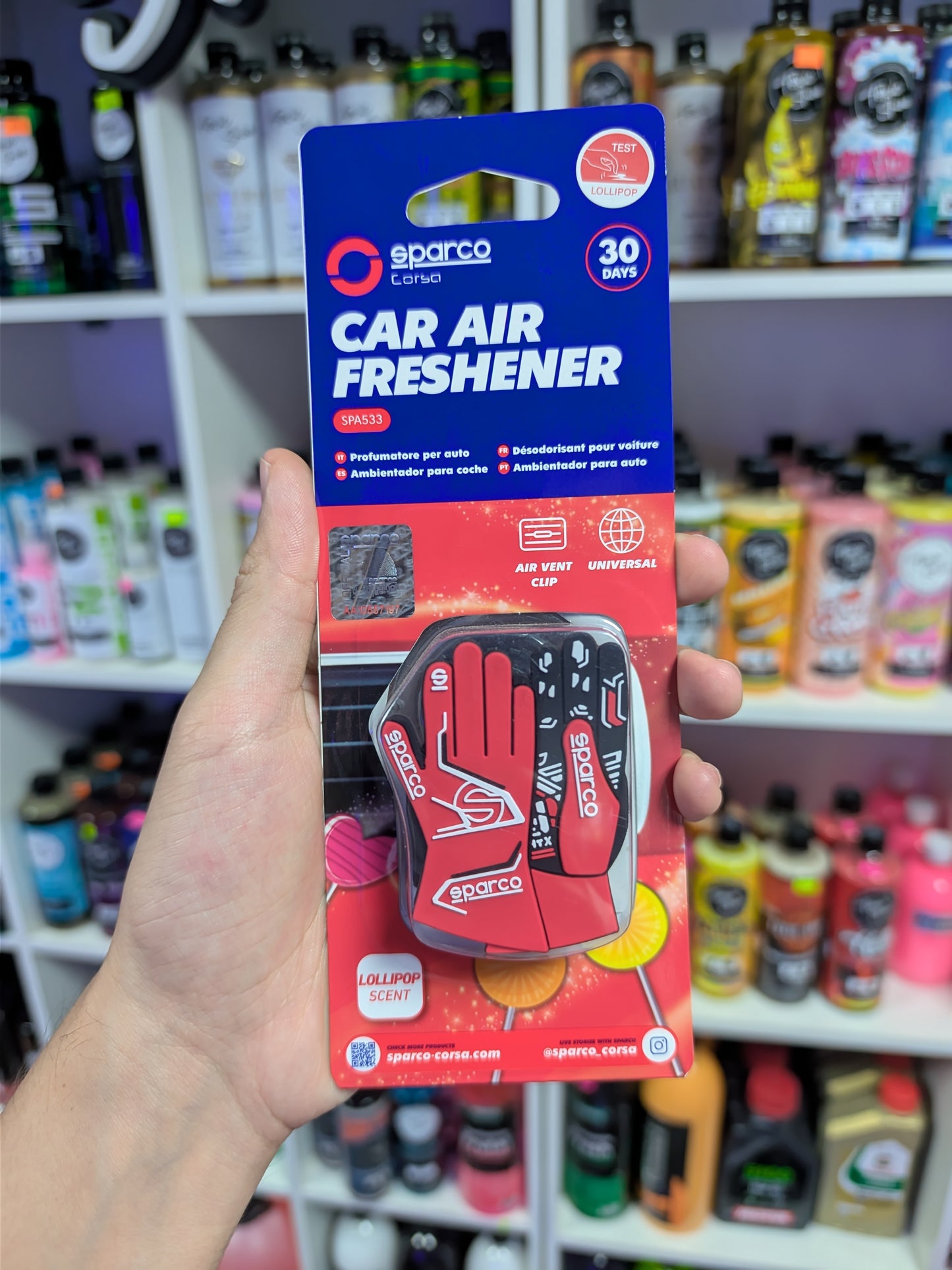 AROMATIZANTE SPARCO GLOVES
