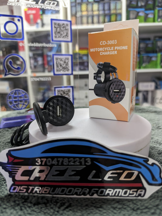 Cargador Celular Usb para motos