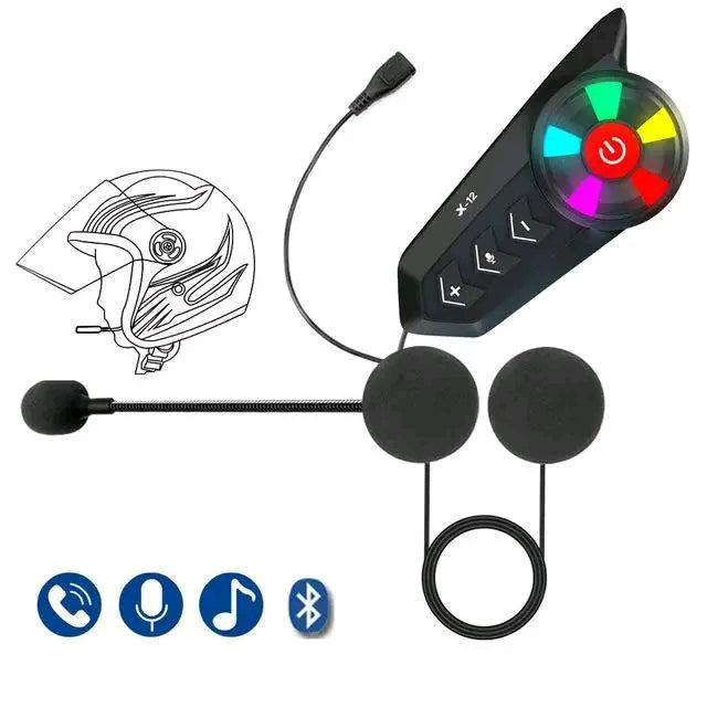 Auricular para Casco Bluetooth Motocicleta Gafini