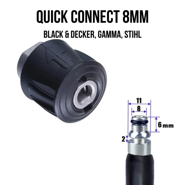 QUICK CONNECT Black & Decker, Gamma, Stihl