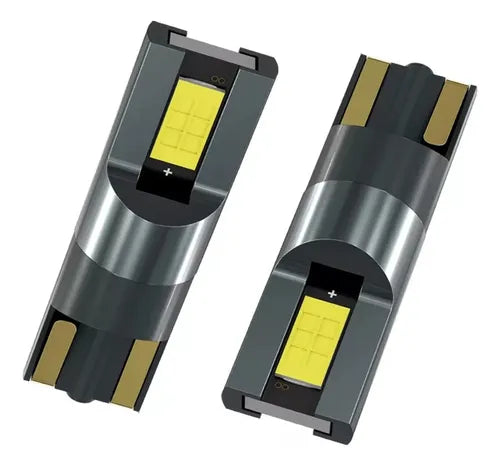 Kit X 2 Lamparas Led T10 Csp Super Canbus Blanco Prilight